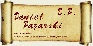 Daniel Pazarski vizit kartica